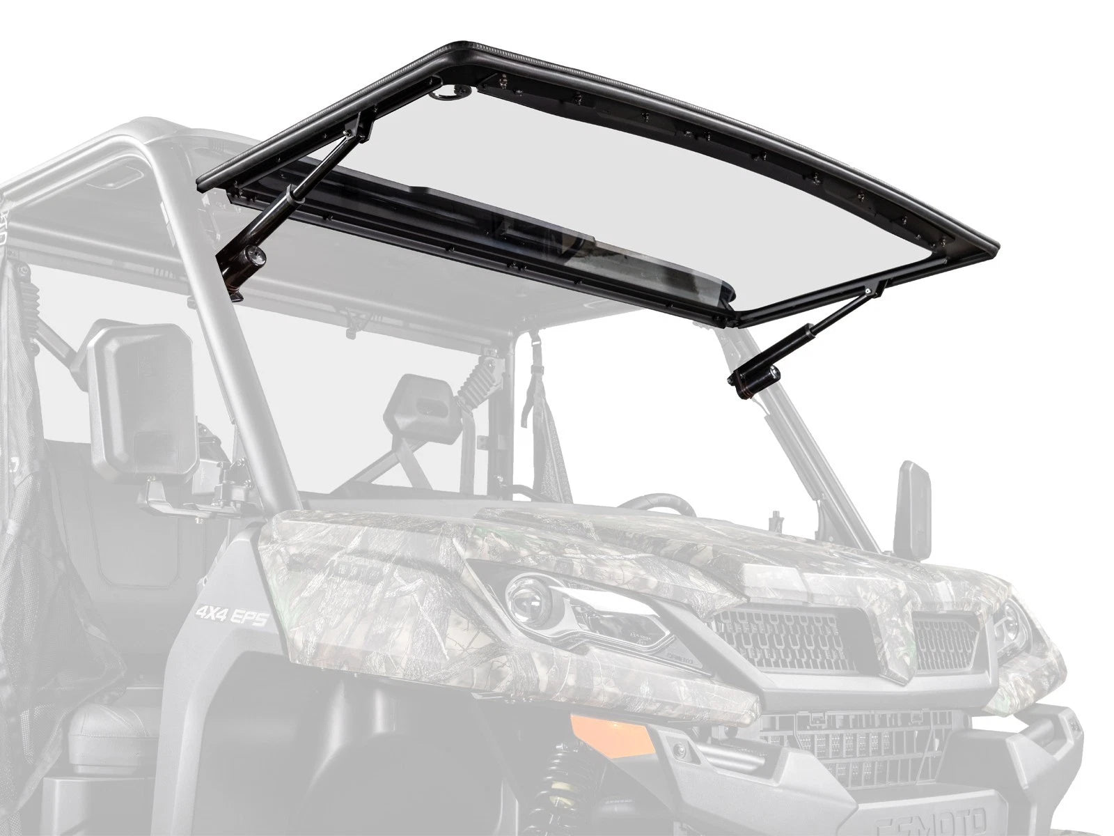 SuperATV Maxdrive Power Flip Windshield for CFMOTO UForce 1000 XL (2021–2023)