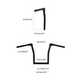 14" Rise 1.25" Fat Ape Hanger Handlebar for Harley Fat Boy (2018–2024)