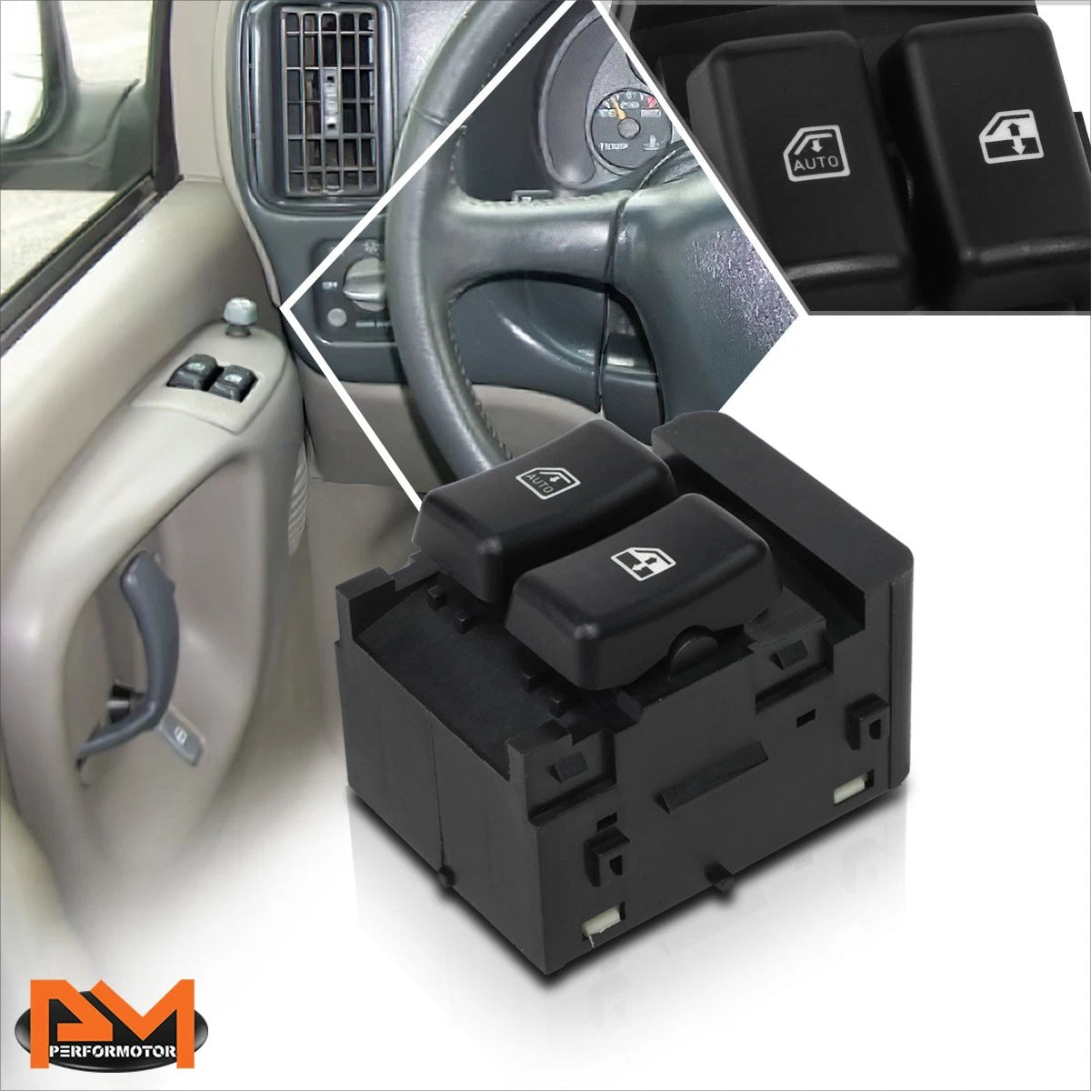 Driver Side Power Master Window Switch for Express/Savana 1500 2500 3500 (1996–2000)