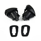 2 x Washer Nozzle ABS-Plastic Black Front Jet Windscreen Wiper for Mazda 3 5 6