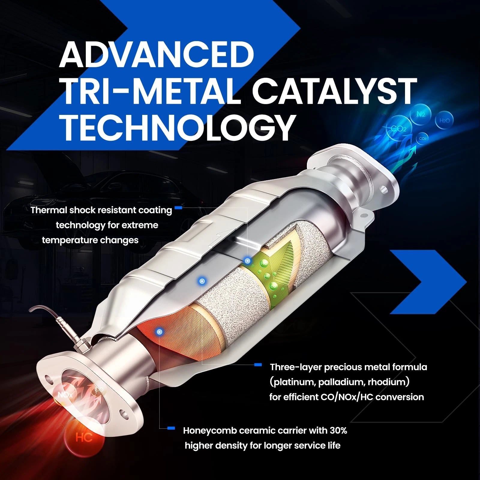 Catalytic Converter for Kia Rio 1.6L (2012–2017) & Hyundai Accent 16681