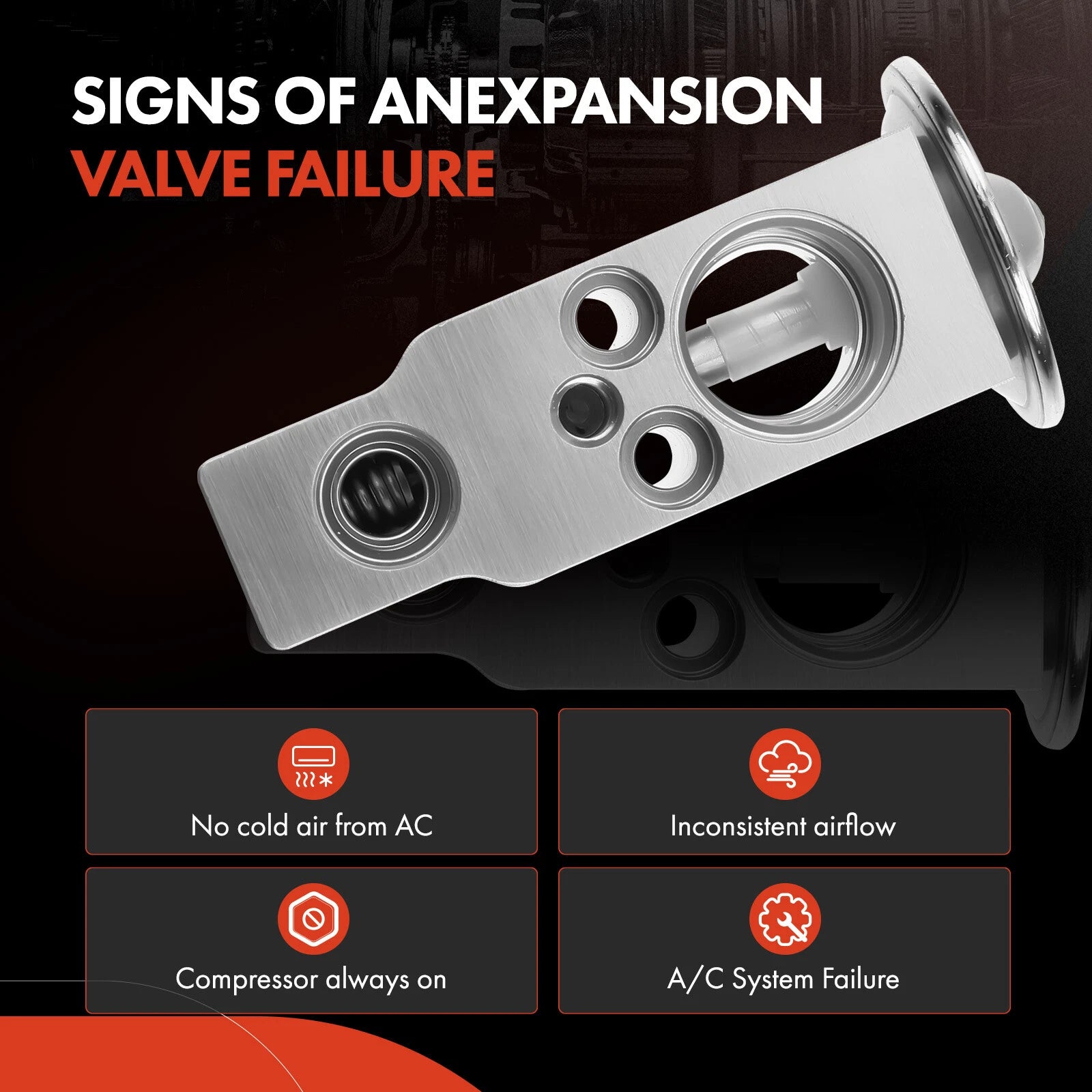 A/C Expansion Valve for Honda Civic (2003–2005) & Suzuki Aerio (2004–2005)