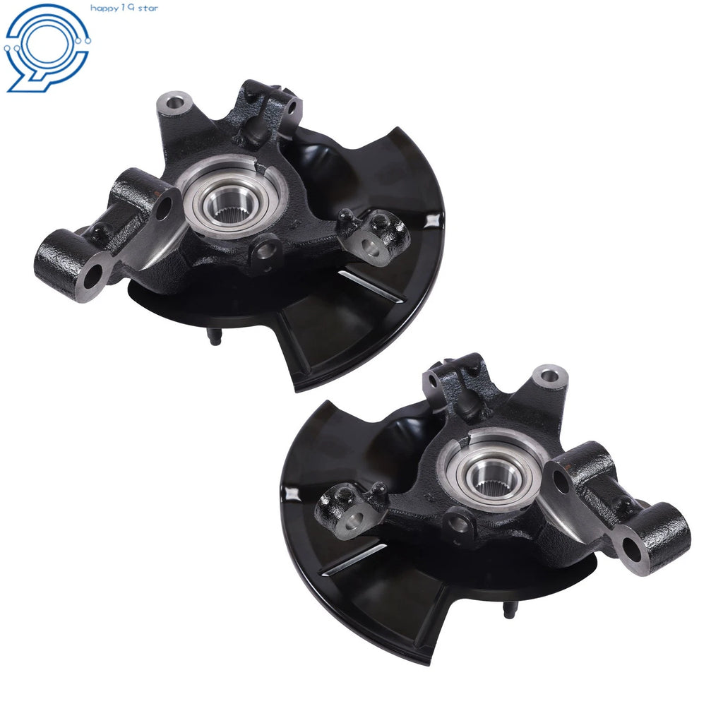 Front Steering Knuckles & Wheel Hub Bearings for Ford Edge (2007-2010)