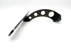 Drilled License Plate Bracket for Street Hot Rod Custom Steel Universal (Universal)