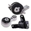 3Pcs Motor & Trans Mount Set For Ford Fusion SE 2L4 2.5L 2010-2012 104-2287