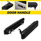 Front Exterior Door Handle Set for Nissan D21 (1986–1989, 1994) - Black