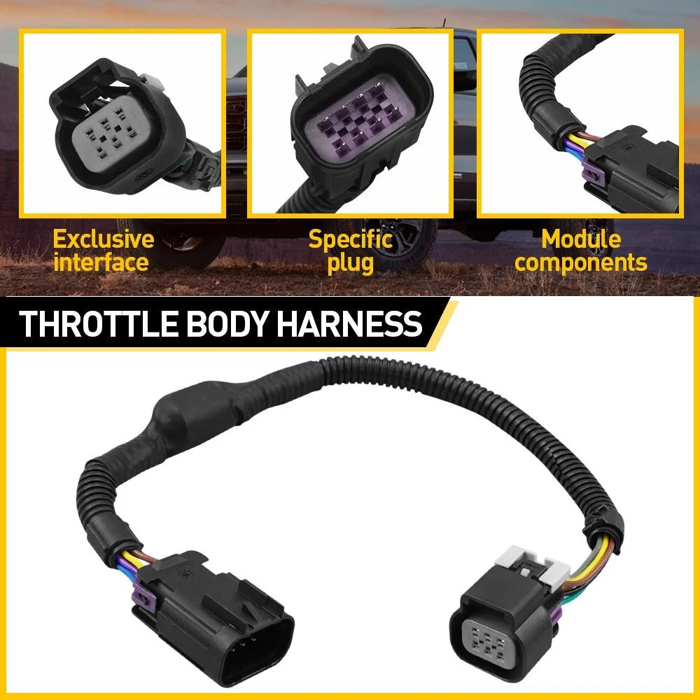 8 Pin to 6 Pin Throttle Body Adapter Harness 25383922 for GM Trucks (2003–2007)