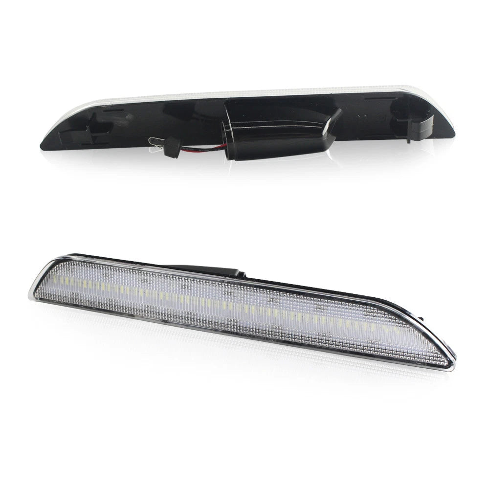 2X Clear Rear Bumper Reflectors for Ford Mustang (2015–2023)