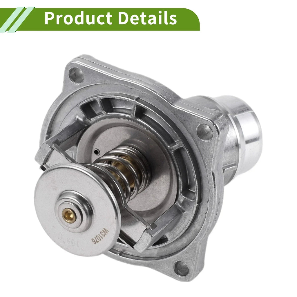 Engine Coolant Thermostat Housing Assembly for BMW E39 540i E38 740i 740iL E53