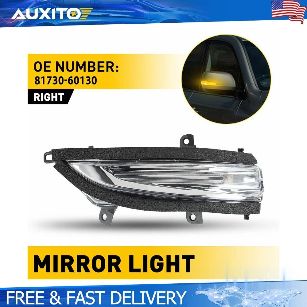 RH Right Mirror Turn Signal Light for Lexus LX570 GX460 (2010–2023)