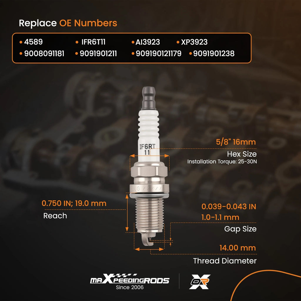 Iridium Spark Plugs for Toyota Avalon (1995–2004)