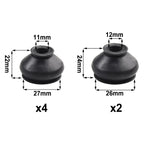 Rubber Dust Boot Cover for Track Rod End Mini Cooper (2002–2008)