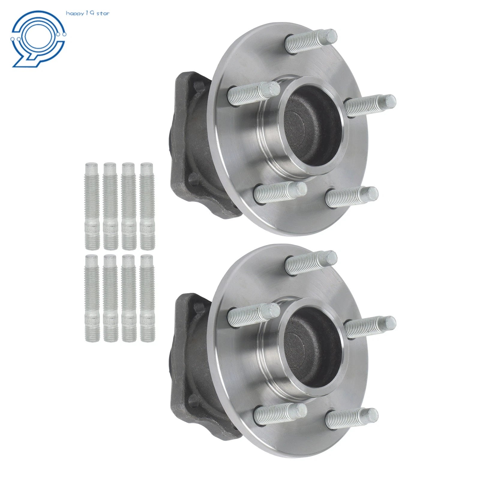 Pair of Rear Wheel Bearing Hub Assembly for Chevrolet HHR Malibu (2004–2010)