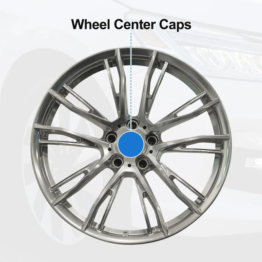Wheel Center Caps for Lexus LX470 Silver Tone Plastic (2003-2007)