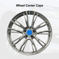Wheel Center Caps for Lexus LX470 Silver Tone Plastic (2003-2007)