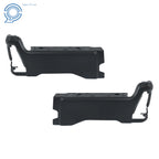 Black Rear Bumper End Caps for Ford F-250 F-350 F-450 (2023–2025)