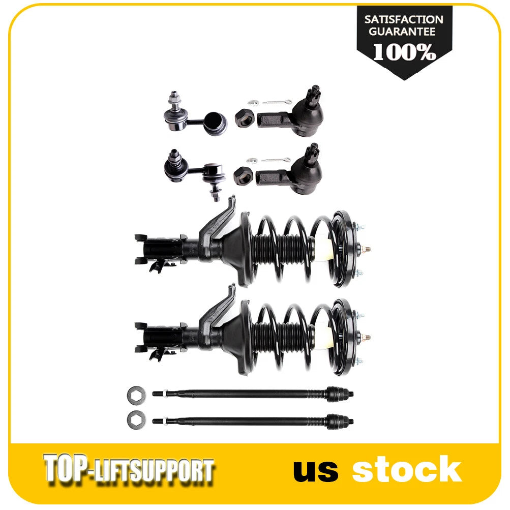 Front Struts with Springs and Sway Bar Links for Honda Civic (2003–2005)