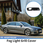 1pc Fog Light Grill for Audi A8 D3 (2005–2007) No. 4E0807682AD ABS
