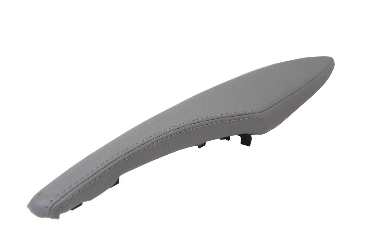 Front Armrest Door Panel Cover Leather for BMW 6 Series (2004–2011) Gray