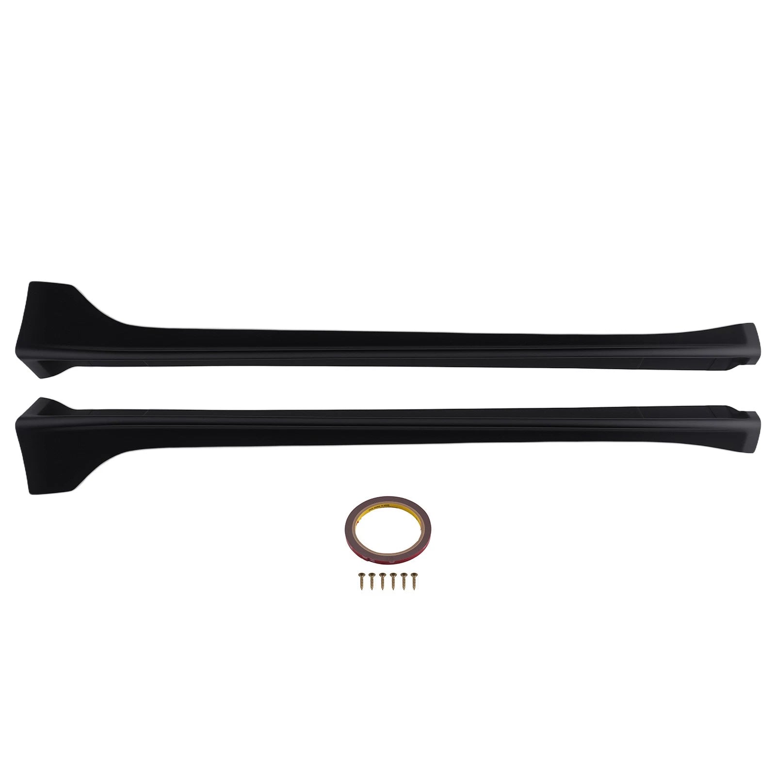 Black Side Skirt Extension Panel for Mitsubishi Lancer (2008–2017) ABS