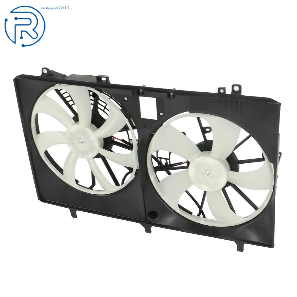 Radiator Condenser Cooling Fan Assembly for Toyota Sienna, Lexus RX350 (2010–2016)