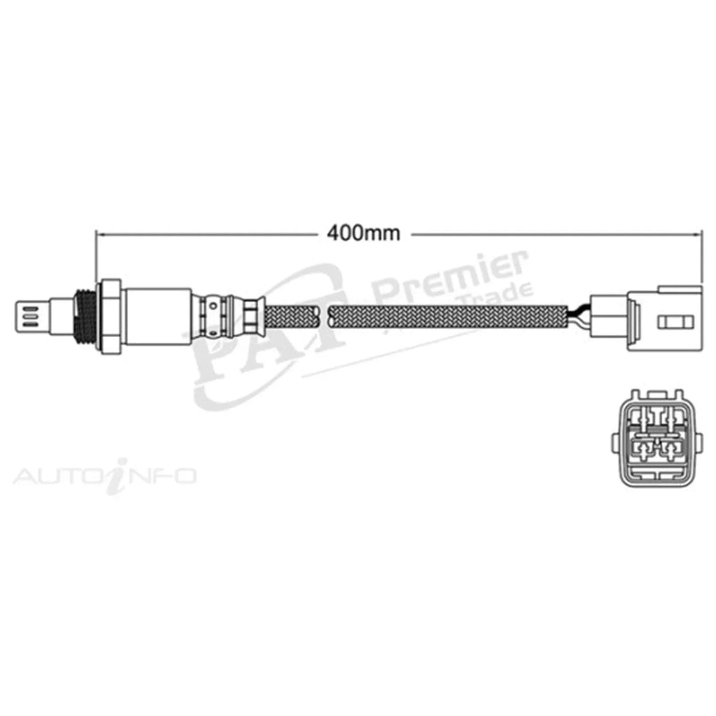 Pre Cat Oxygen O2 Sensor for Landcruiser Prado GRJ120 (2004–2009)