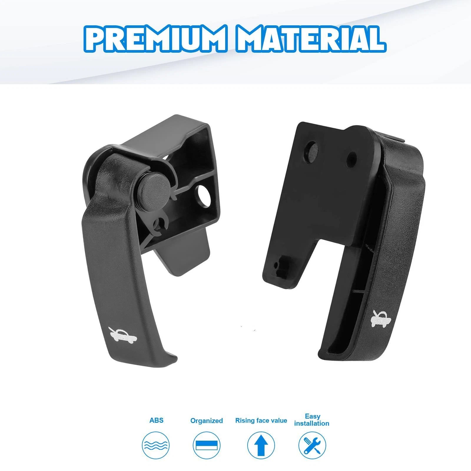 Hood Latch Release Pull Handle Repair Kit for Chevrolet GMC Cadillac (1999-2013)
