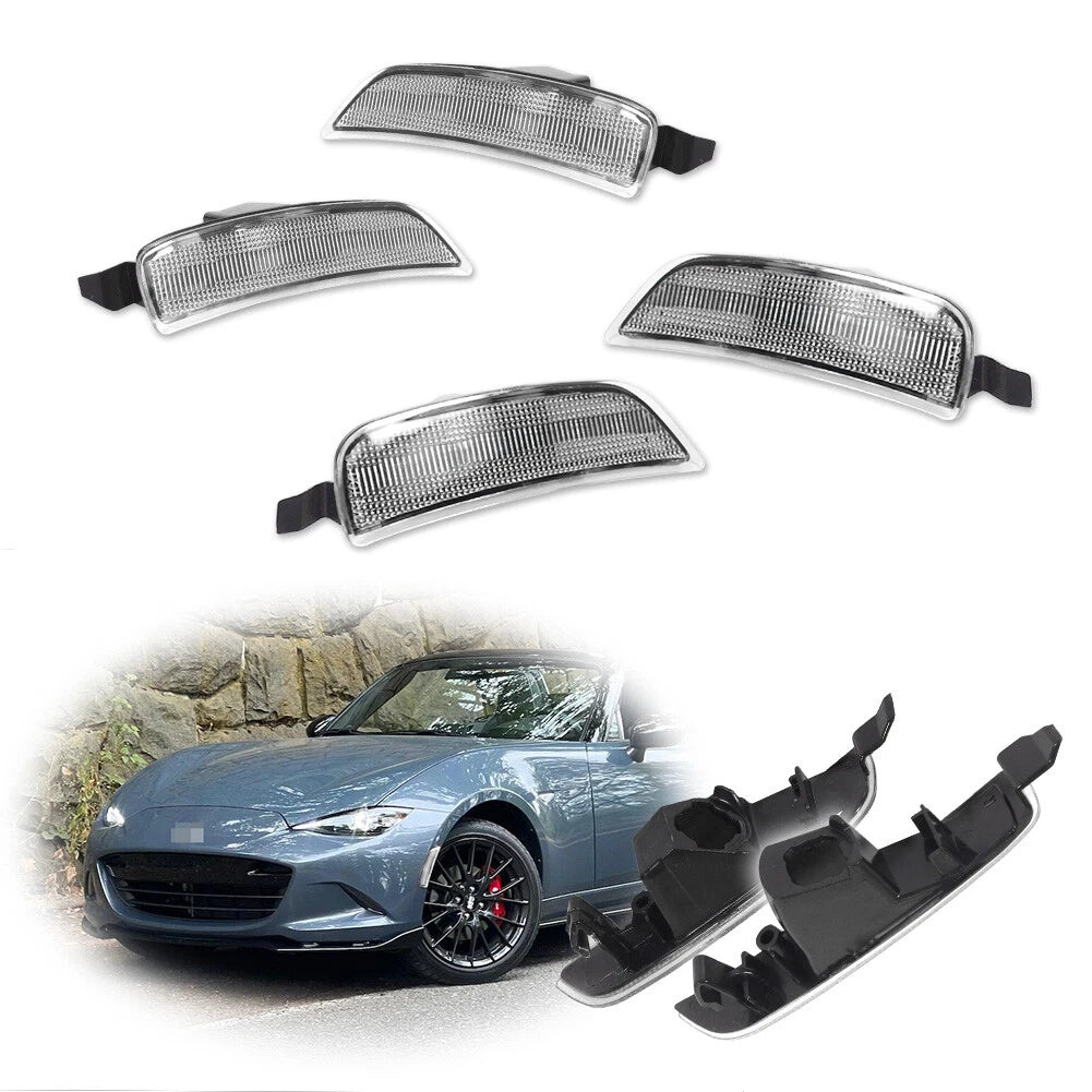 Clear Side Marker Lights for Mazda MX-5 Miata (2016–2022)