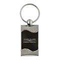 Black Rectangular Wave Keychain -Officially Licensed for Chrysler Town & Country
