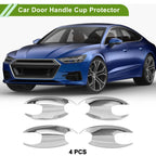 Set of 4 Chrome Door Handle Cup Protectors for BMW X3 (2022–2023)