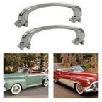 Interior Door Pull Handle / Pair / Chrome for Classic Car