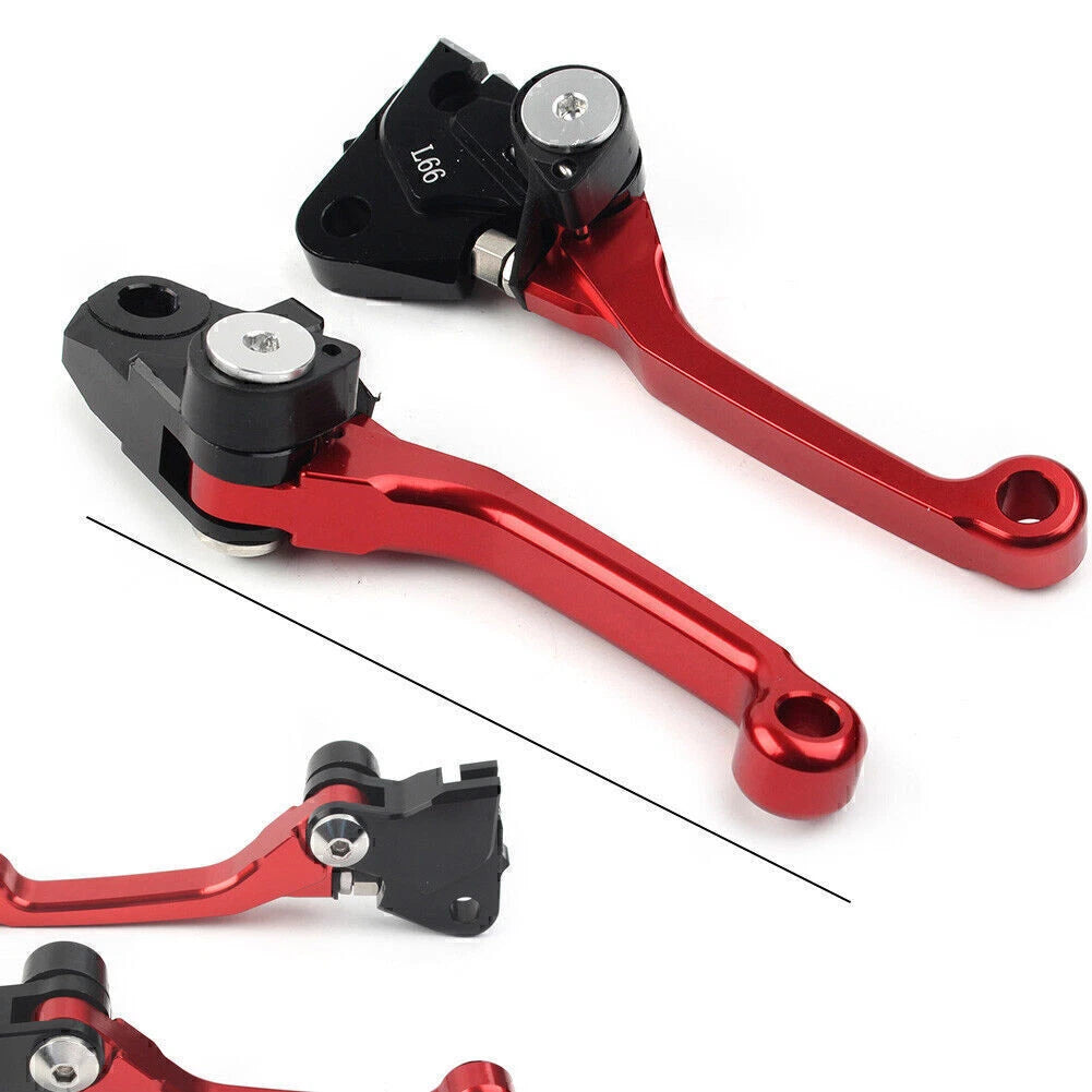 Red Pivot Brake Clutch Levers for Yamaha YZ 250F YZ 426F YZ 450F (2009–2020)