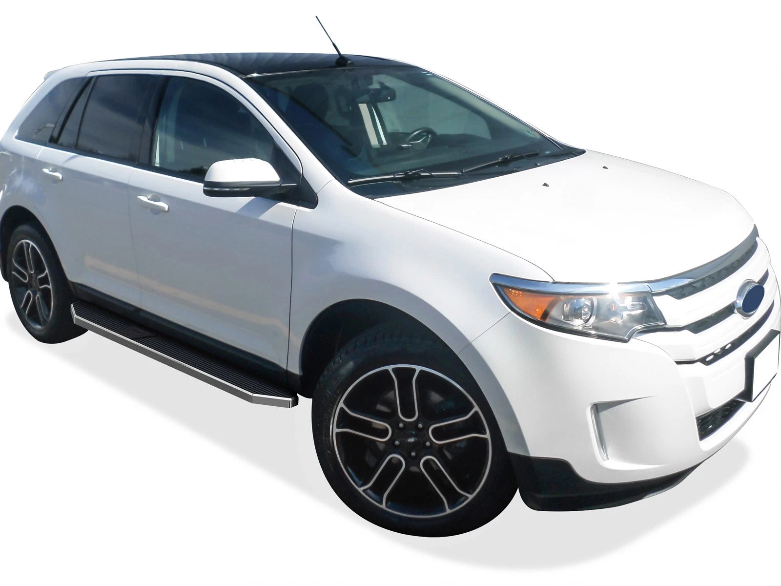 Set of 2 Polished 6" Side Step Bars for Ford Explorer (2011-2019)