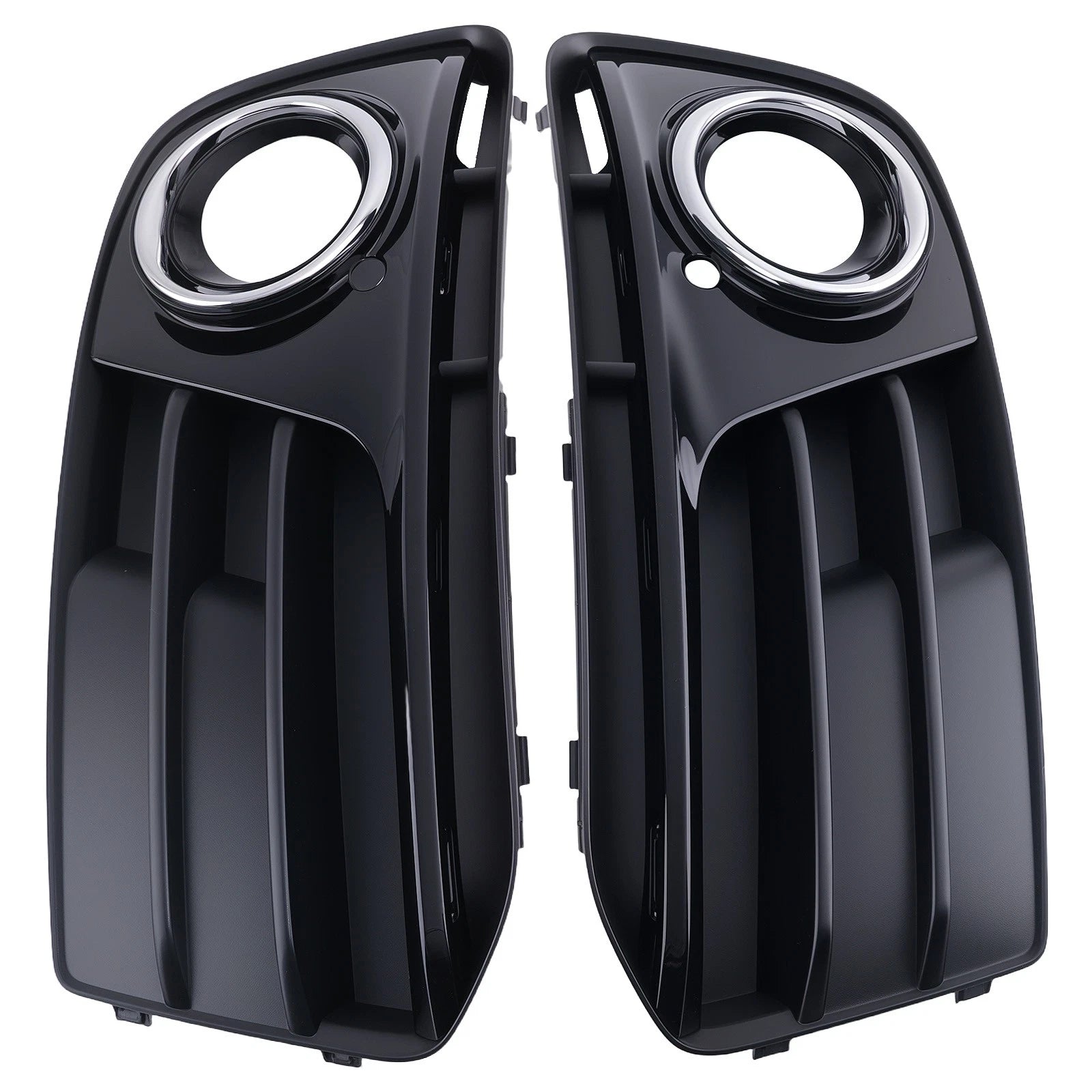 2X Front Bumper Fog Light Grille for Audi Q5 (2013–2016) DOHC Turbo