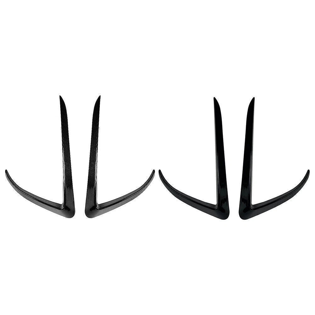 Front Fog Light Lamp Eyebrow Cover Trim for Tesla Model X (2015–2020)