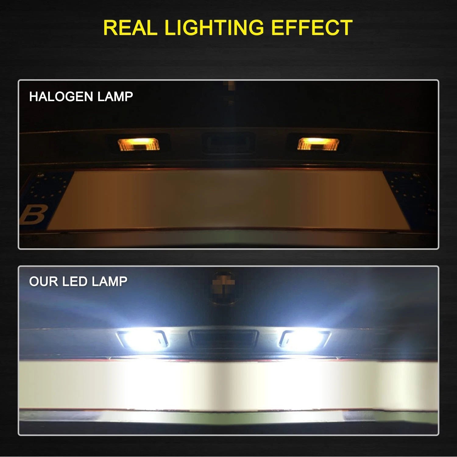 2X Error Free LED License Plate Light Bulbs for BMW E90 E92 E39 E60 E61 M5 E70