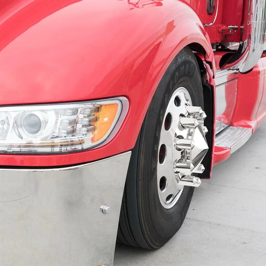 Chrome Pointed Lug Nut Covers Push-On Set for Toyota Tacoma (2005–2015)