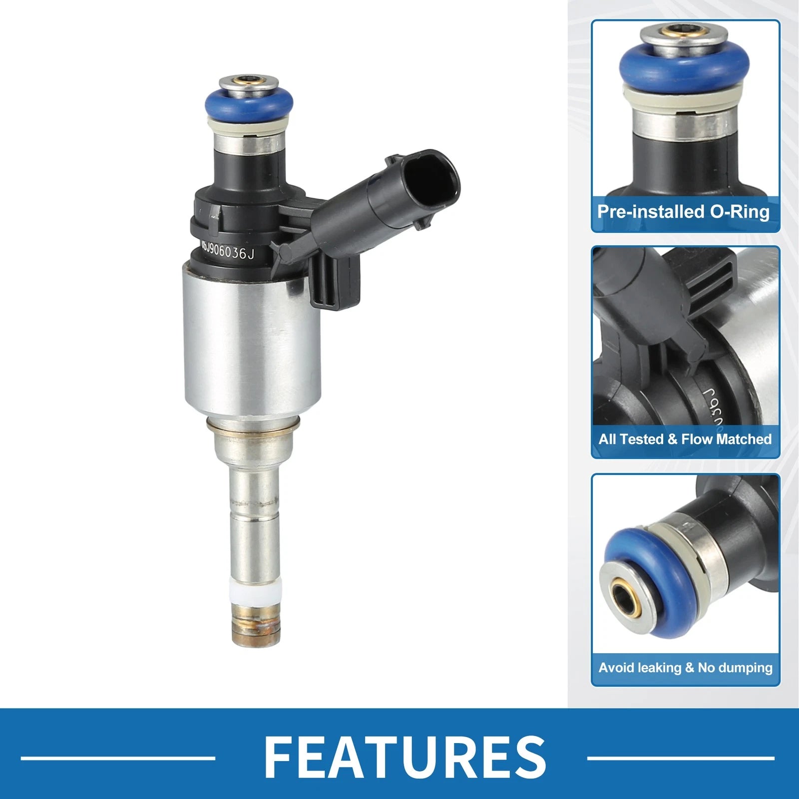 Fuel Injector 06H906036G/06J906036N for VW Passat B6 B7 (2005–2014)