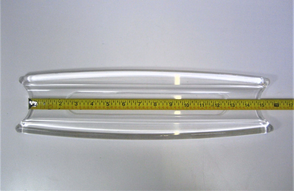 Polycarbonate Clear Step for Oval-Shaped Marine Ladders (16-1/2"L x 4-1/2"W)