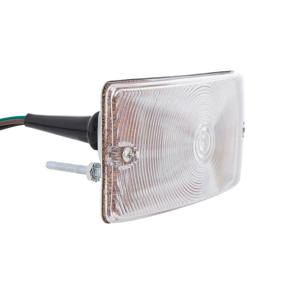 Turn Signal Assembly Pair Parking Light Clear Lens for Ford Bronco (1969–1977)