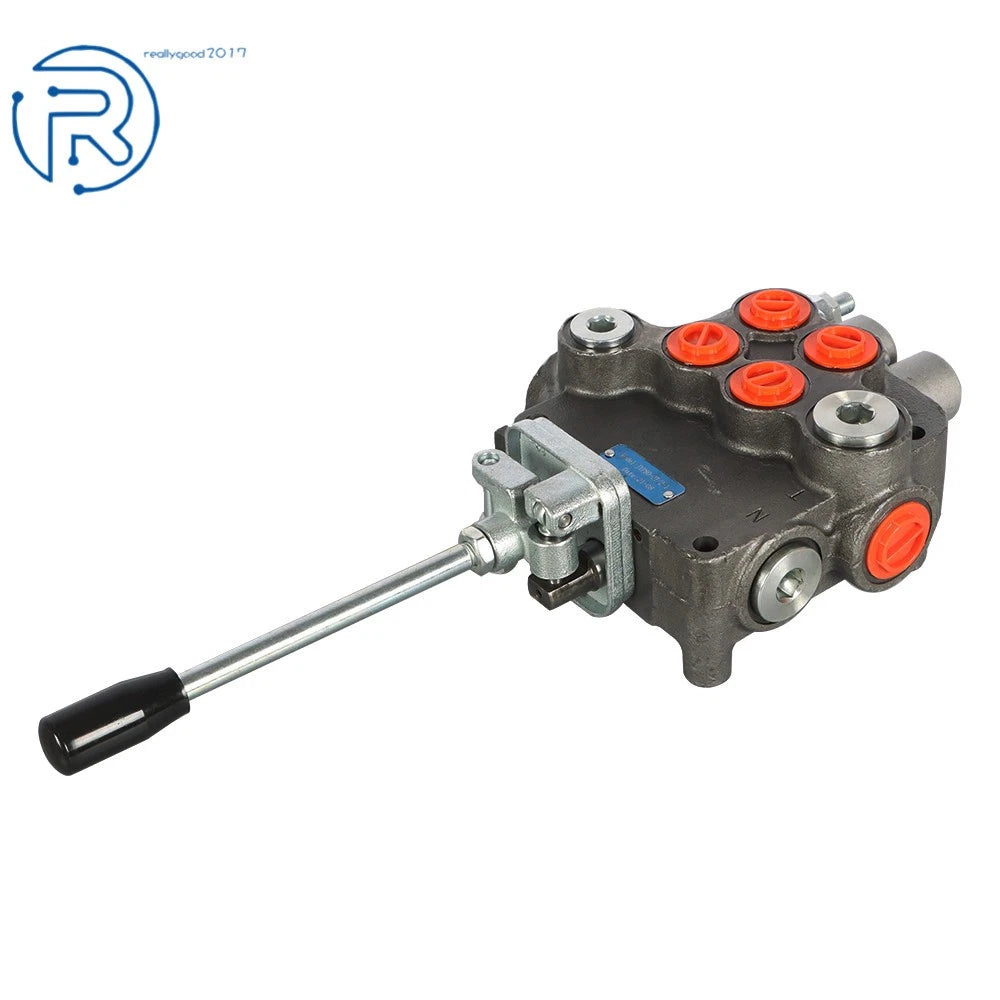 Hydraulic Directional Control Valve w/Joystick for US Equipment (21GPM, 2 Spool)