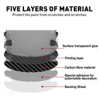 12X Door Handle Cup Sill Scuff Cover Sticker for Toyota Tacoma Camry (2016–2023)
