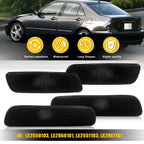 4X Smoked Lens Front & Rear Side Marker Lights for Lexus IS300 (2001–2005)