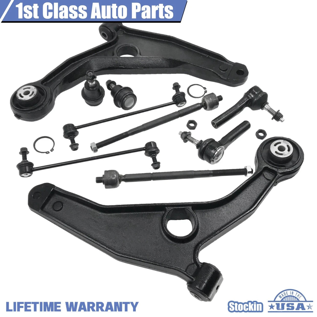Front Lower Control Arm Sway Bar Link Kit for Dodge Avenger Chrysler 200 (2008-2014)