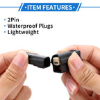 2 Pin Front Bumper Probe Sensor Connector Plug for Mazda 