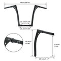 16" Fat 1 1/4" Handlebar Hanger for Harley Sportster XL, Softail