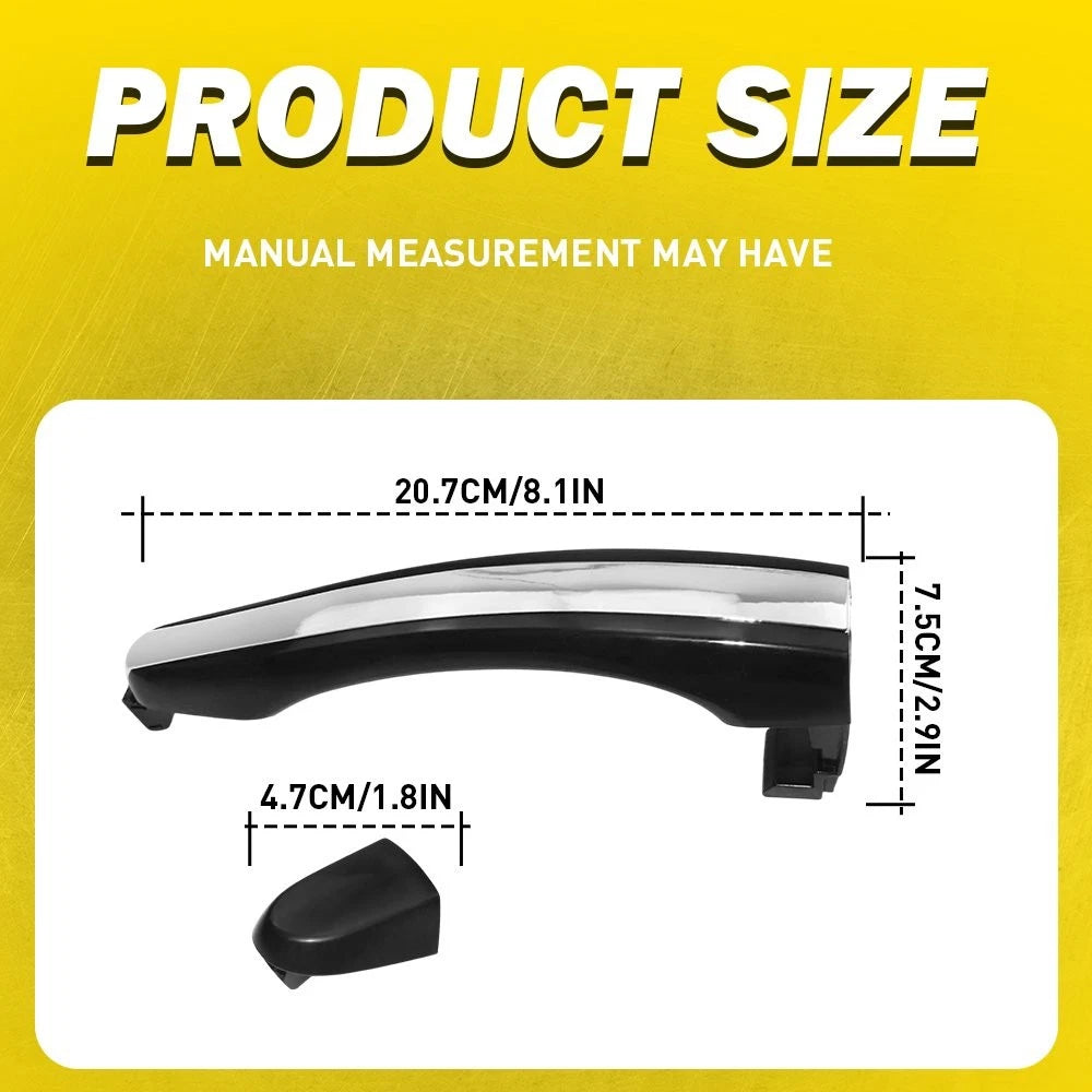Exterior Front Right Passenger Side Door Handle for Hyundai Azera (2006–2011)