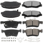 Ceramic Brake Pads for Honda Civic EX-L 1.5L Hatchback (2017–2018)