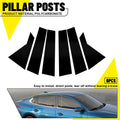 Set of 4 Glossy Black Fender Vent Air Wing Covers for Universal Fit