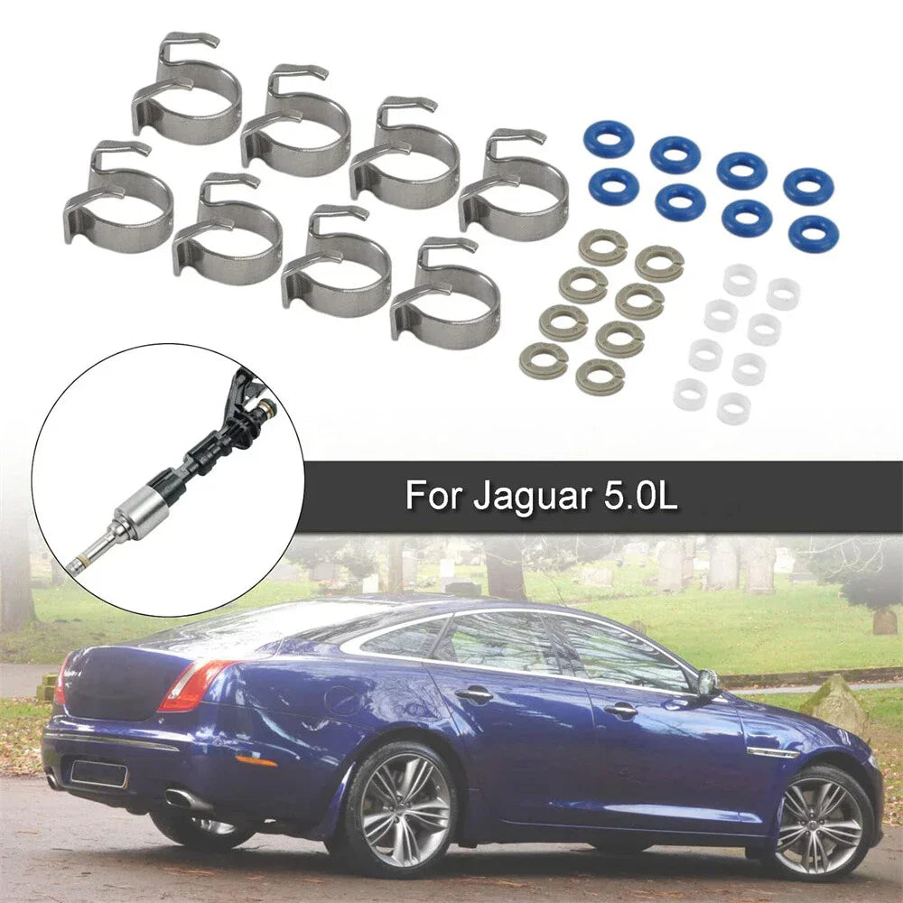 8 x Fuel Injector Repair Seal Kit for Range Rover Jaguar 5.0L (2010-2012)